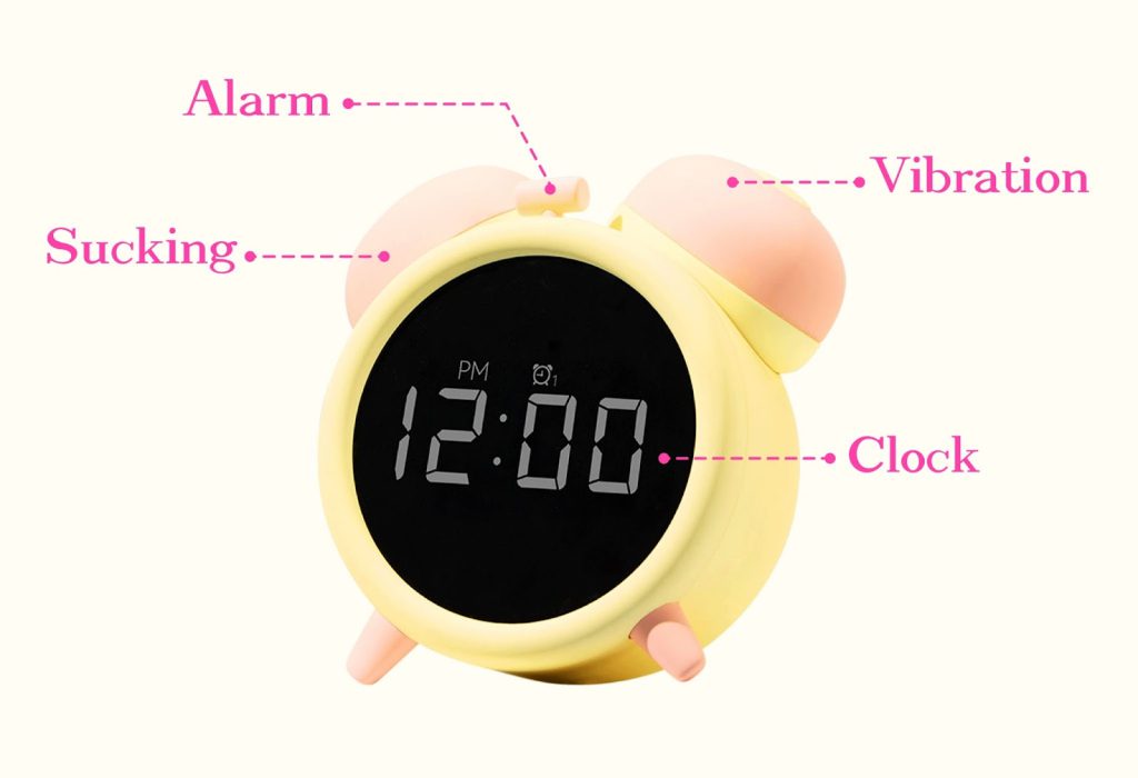 BeYourLover’s Adult Clock Alarm Reimagined! A Detachable, Sucking Vibrator for the Ultimate Intimate Wake-Up Call 3 clock2
