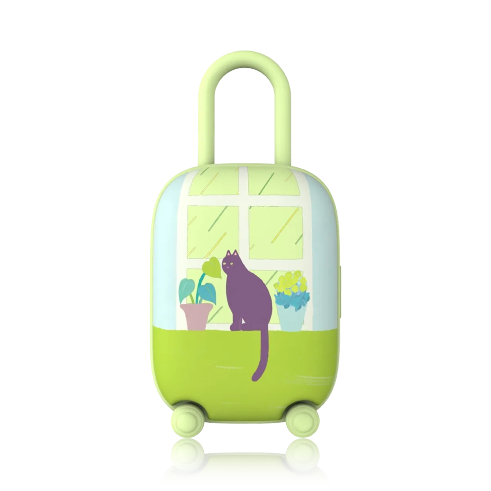 magic suitcase green banner