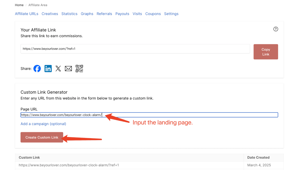 How to create my own affiliate link? 5 image 10
