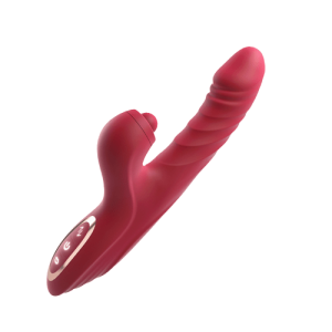 4 In 1 G Spot Thrusting & Sucking Vibrator Clitoral Stimulator