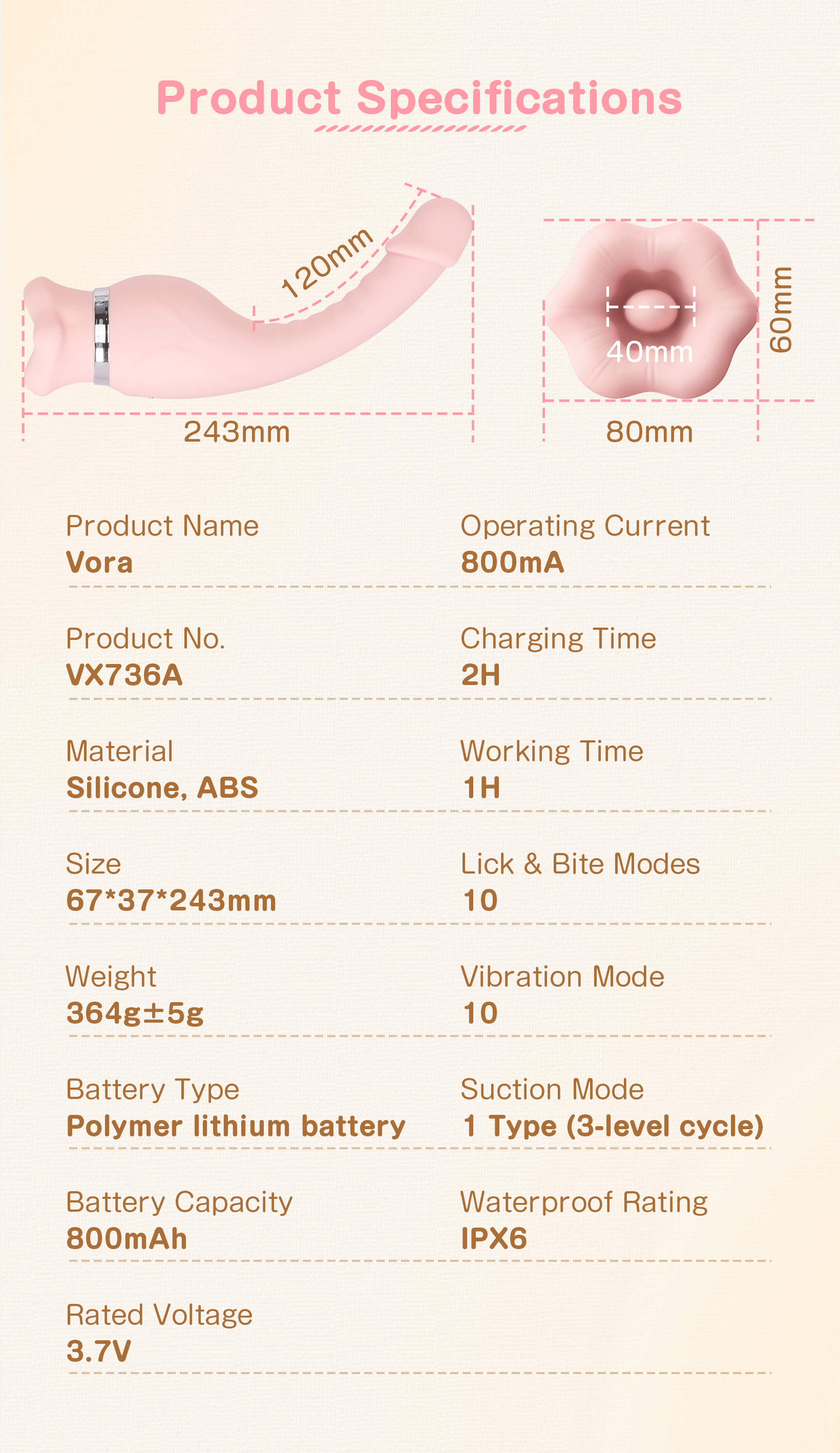 BEYOURLOVER DEVIL FLOWER 12 Vora Product Details 12