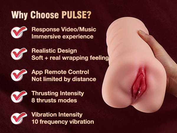BEYOURLOVER PULSE 22 PULSE - APP-Controlled Electric Pocket Pussy