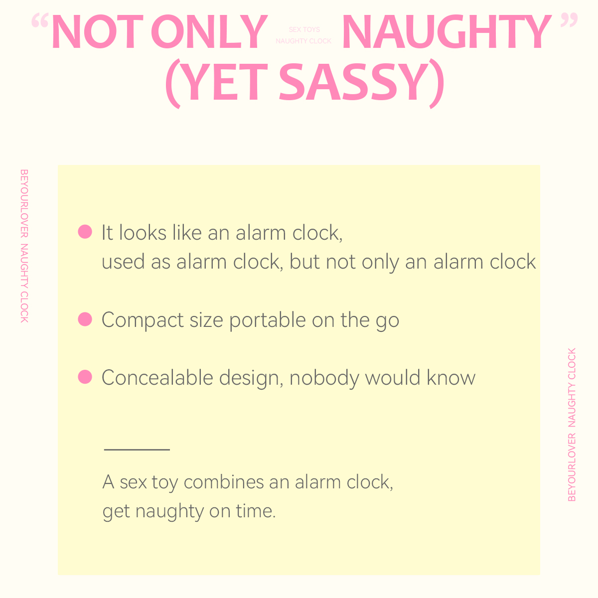 NAUGHTY CLOCK 4 beyourlover adult clock alarm17