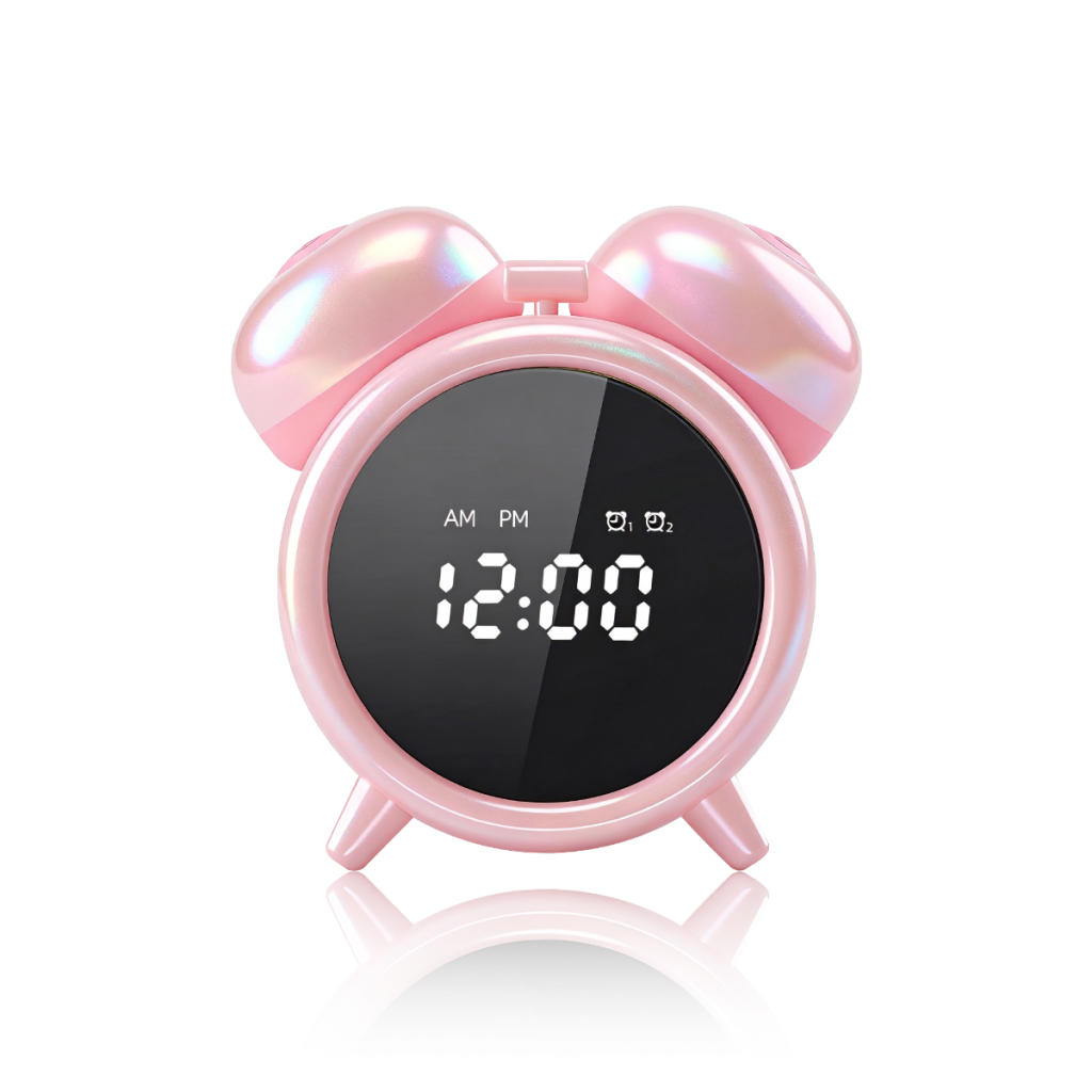 naughty clock pink